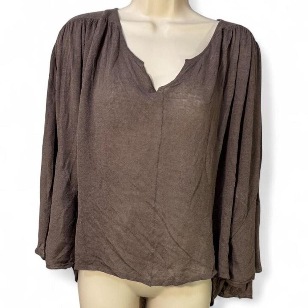 Bebe brown long sleeve top...